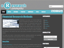Tablet Screenshot of e-researchcommunity.org